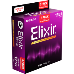 Elixir Nanoweb 16569 12-53 Light 3 pack